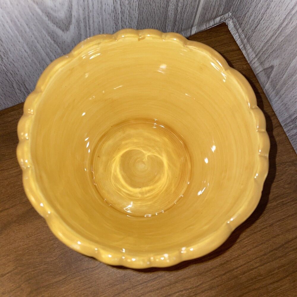 222 Fifth Folkloria Arabian Flower Bowl 3.5 Inches X 6 Inches CHIPPED RIM - Picture 5 of 12